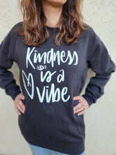 Load image into Gallery viewer, TLB Kindness is a vibe jumper Coal