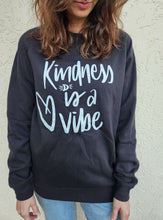 Load image into Gallery viewer, TLB Kindness is a vibe jumper Coal