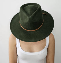 Load image into Gallery viewer, Burleigh Beach Fedora Adult Forrest Green