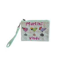 Load image into Gallery viewer, Martini Vibes Beaded Pouch